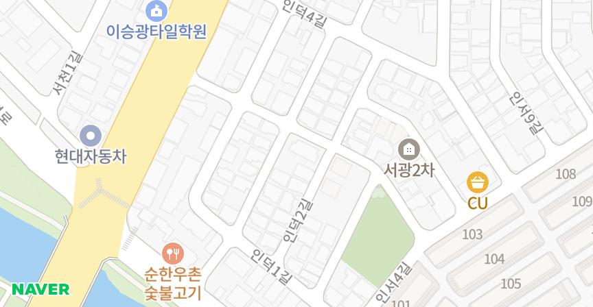 우림장미빌라 위치 지도
