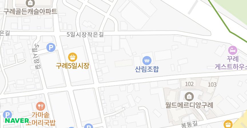 봉동팰리스 위치 지도