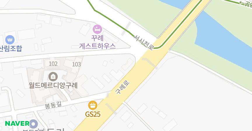 산수유 위치 지도