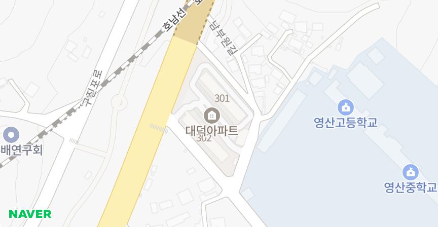 대덕 위치 지도