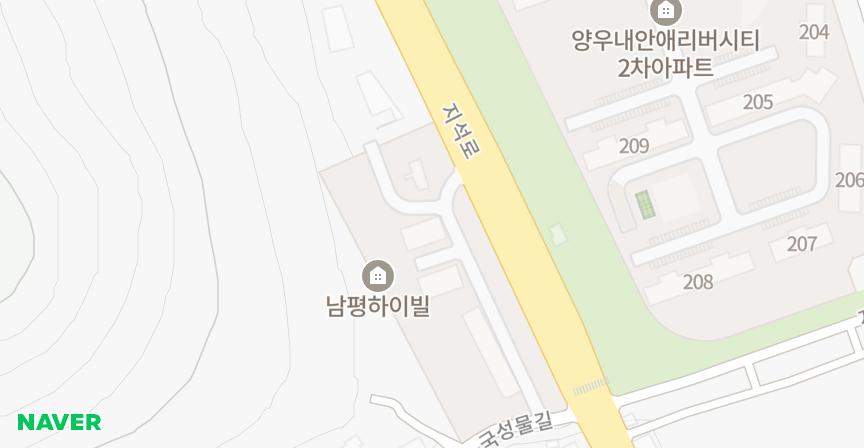 남평하이빌 위치 지도