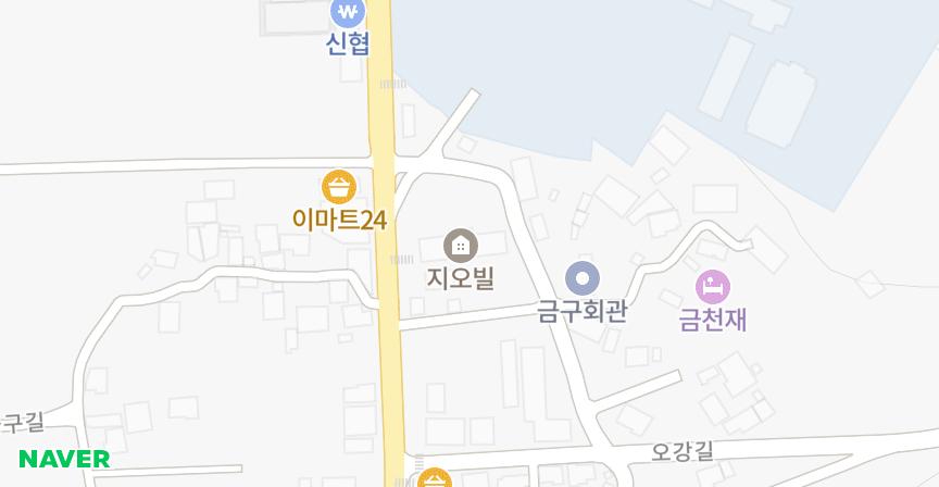 나주금천지오빌 위치 지도