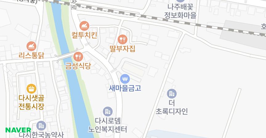 영동 위치 지도