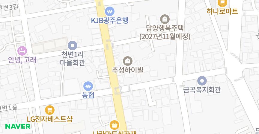 추성하이빌 위치 지도