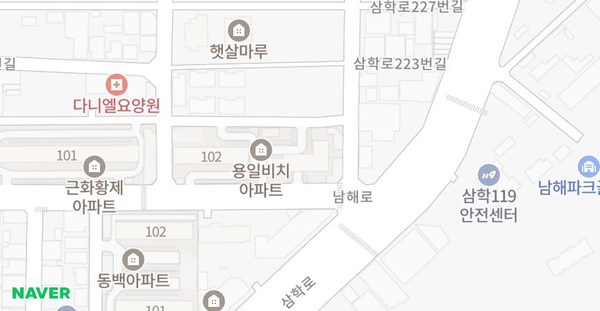 용일비치맨션 위치 지도