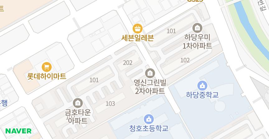 영신그린빌2차 위치 지도