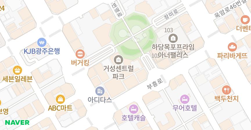 거성센트럴파크 위치 지도