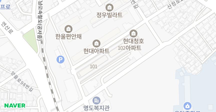 현대청호 위치 지도
