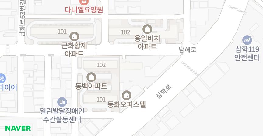 동화에이스빌 위치 지도