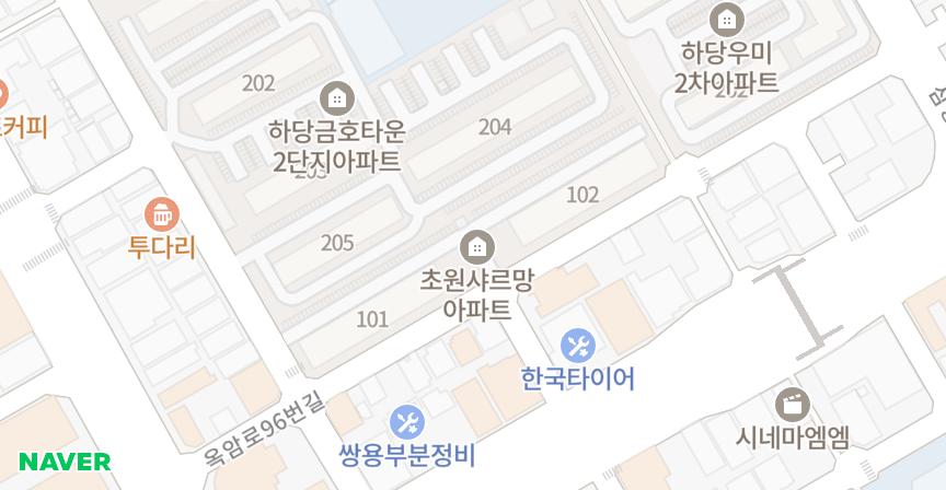 초원샤르망 위치 지도