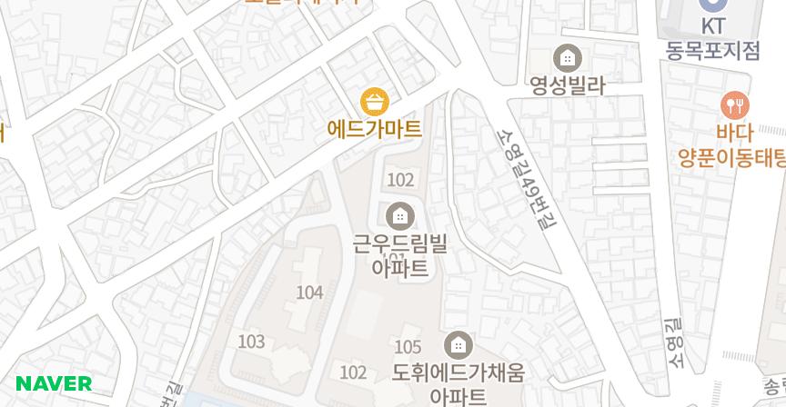 근우드림빌 위치 지도