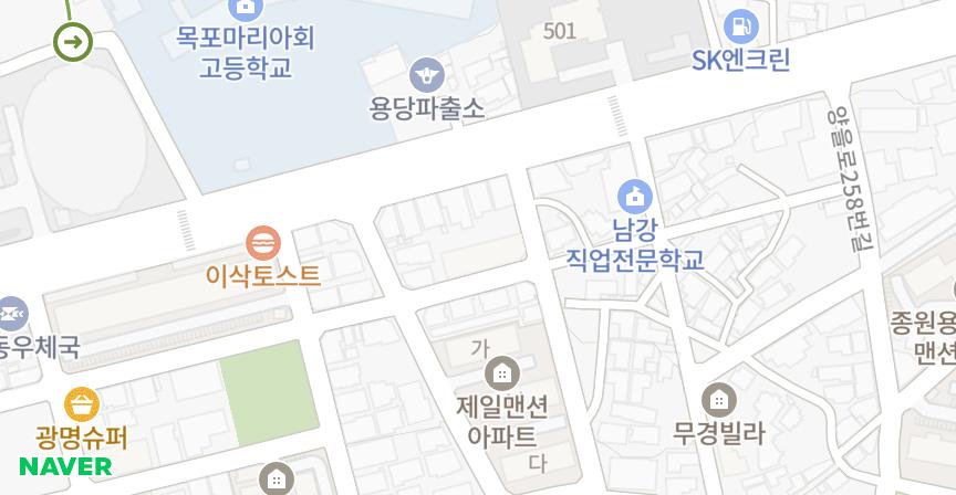 청호빌라 위치 지도