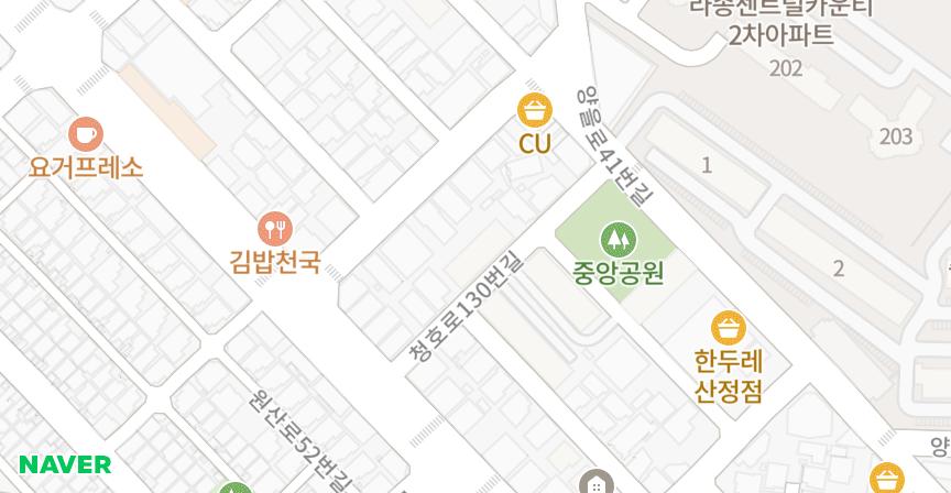 무지개 위치 지도