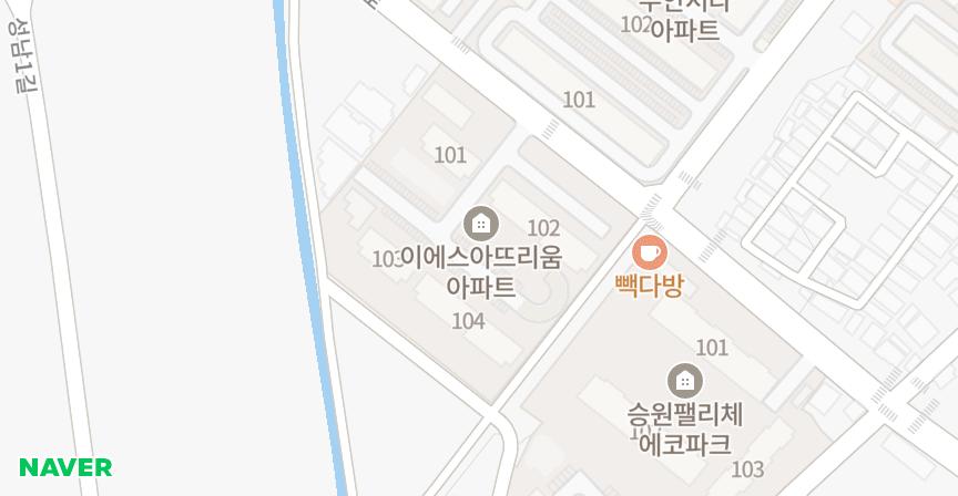 이에스아뜨리움 위치 지도