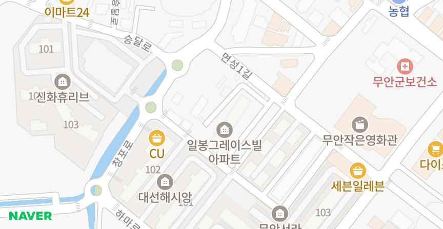 일봉그레이스빌 위치 지도