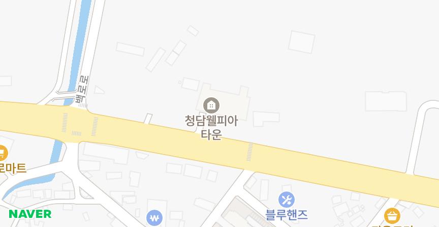 청담웰피아타운 위치 지도