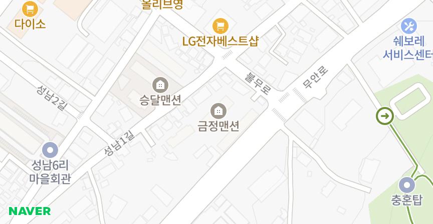 금정맨션 위치 지도