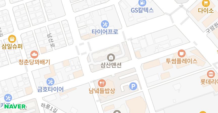 삼산 위치 지도