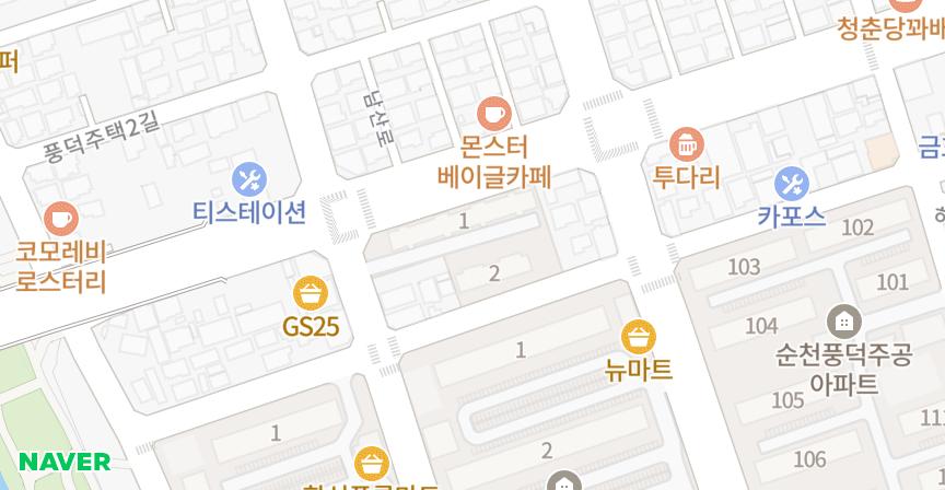 철우조합맨션 위치 지도
