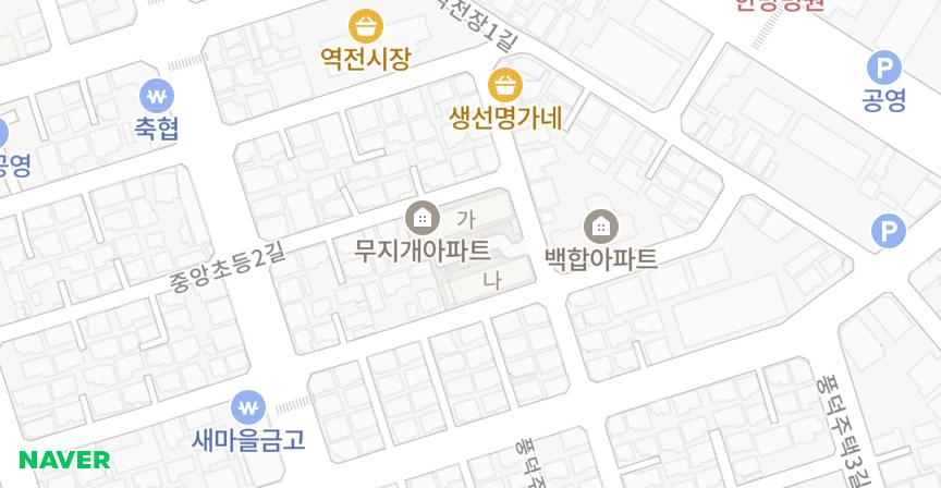 무지개조합 위치 지도
