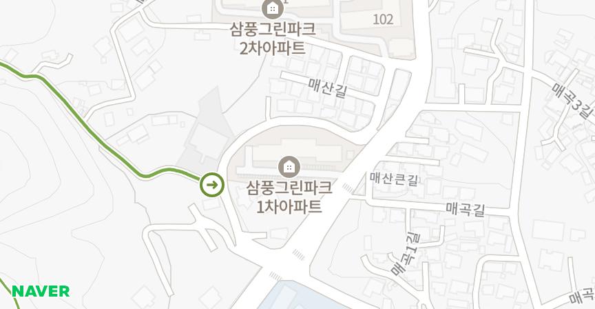 매곡삼풍그린1차 위치 지도