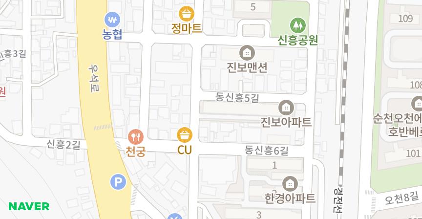 진보 위치 지도