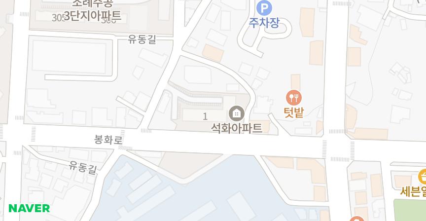 석화3차 위치 지도