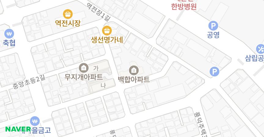 삼풍백합 위치 지도