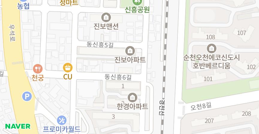 세광 위치 지도