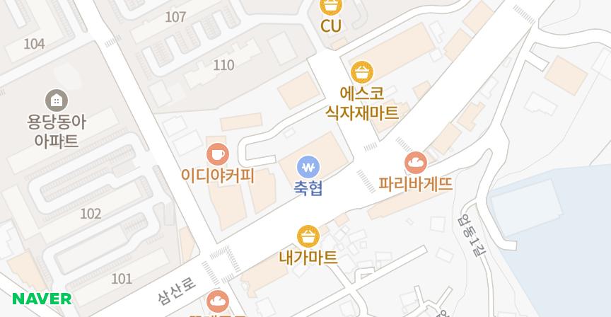 유토파인 위치 지도