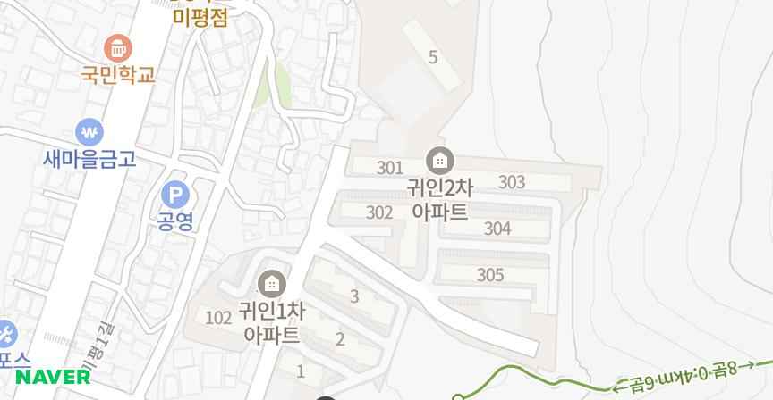 귀인3차 위치 지도