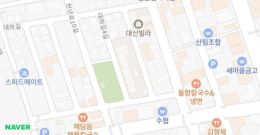 영진파크 위치 지도
