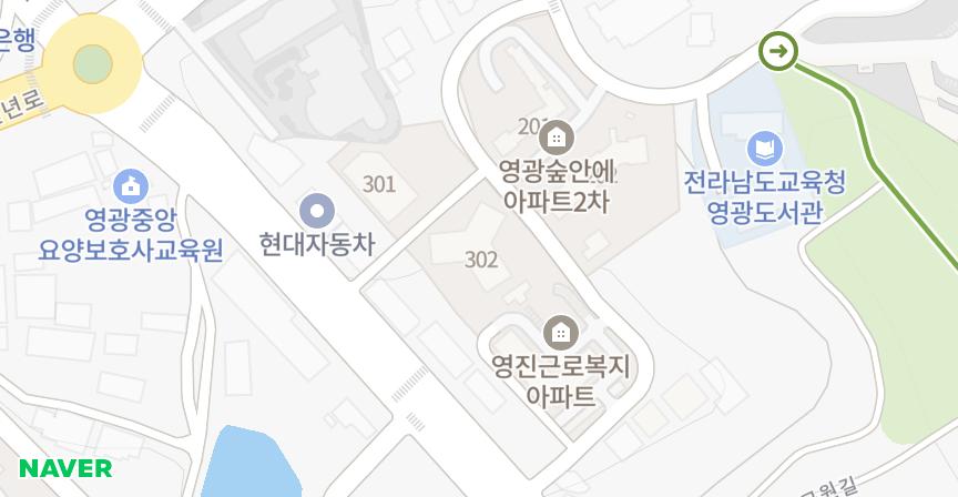 녹사리숲안애 위치 지도