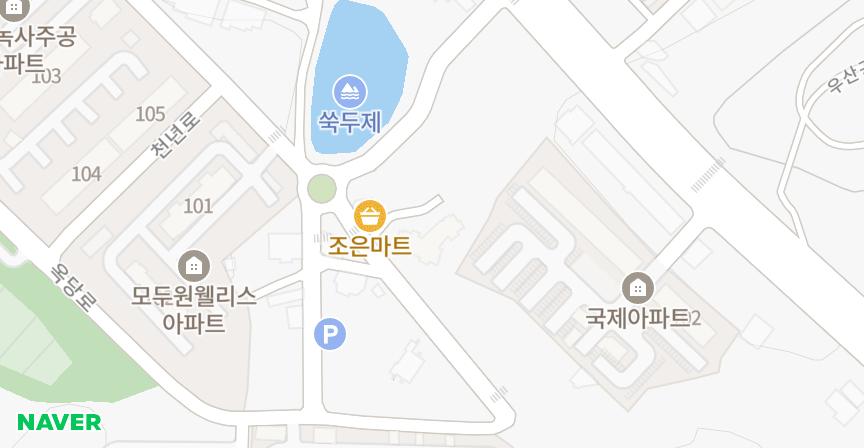 더조은빌 위치 지도