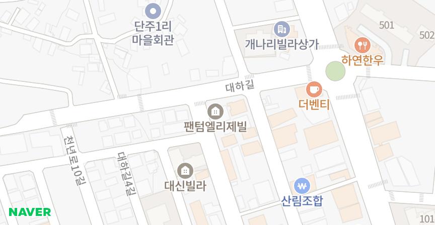 팬텀엘리제빌 위치 지도