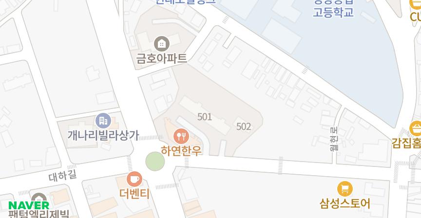 영광숲안애5차 위치 지도