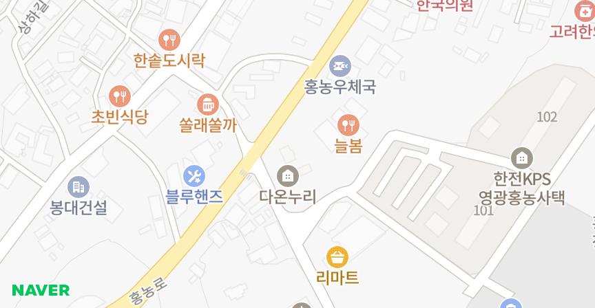 다온누리 위치 지도