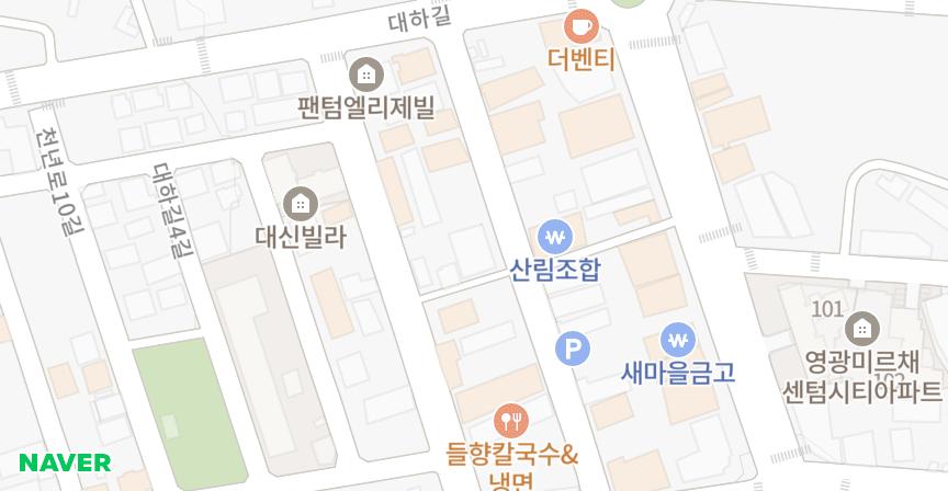 뉴스카이영광 위치 지도