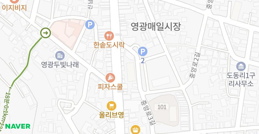 하나가우디움 위치 지도