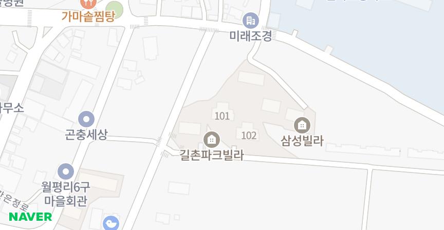 길촌파크빌라101동 위치 지도