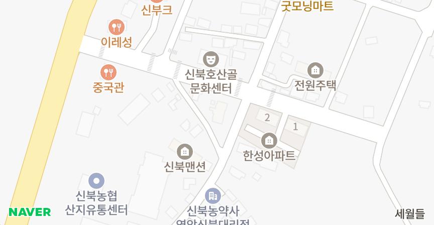 한솔 위치 지도