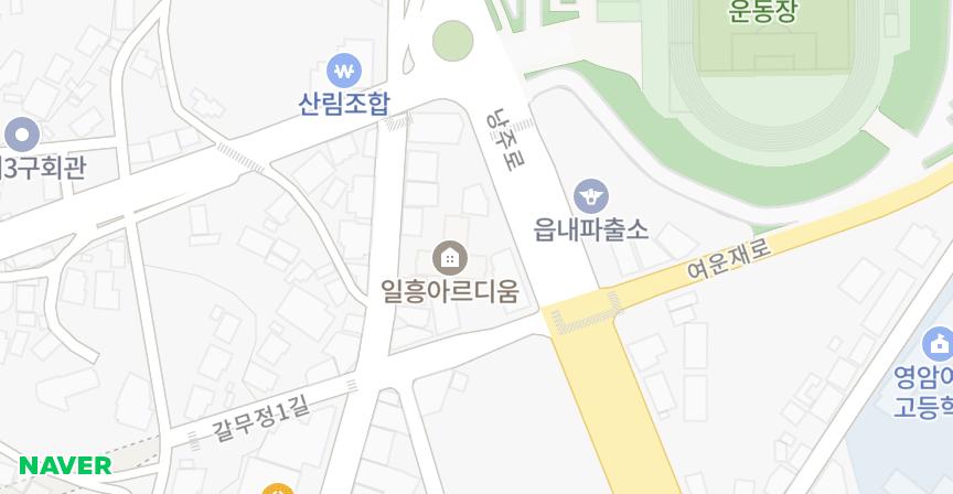 일흥아르디움 위치 지도