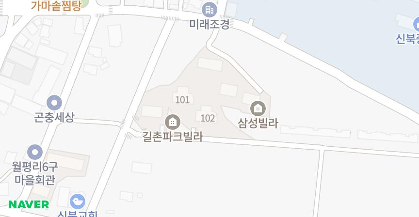 길촌파크빌라102동 위치 지도