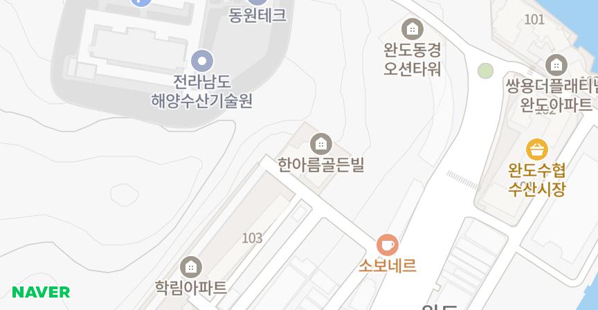 한아름골든빌102차 위치 지도