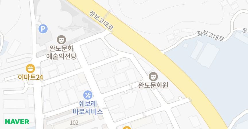 청해파크빌 위치 지도