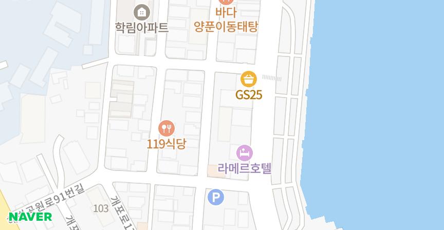 비치팰리스201차 위치 지도