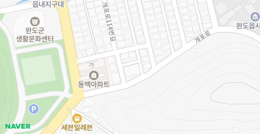 아델리움 위치 지도