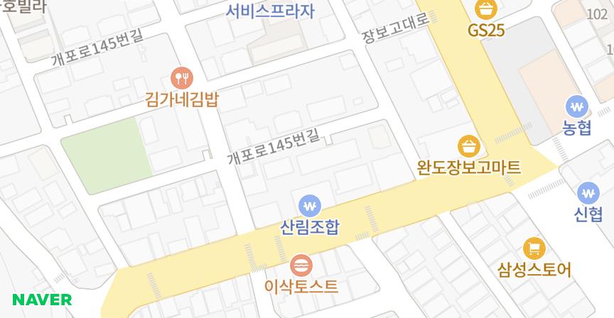 청해진맨션 위치 지도