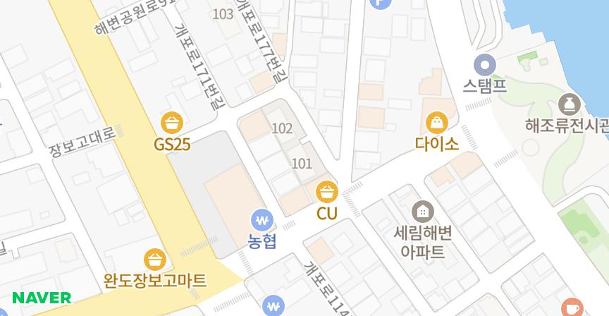 비치팰리스빌101차 위치 지도