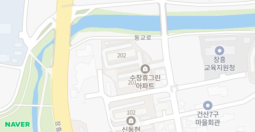 수창휴그린 위치 지도